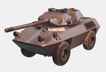 FIAT-6616 90mm, generated and rendered with MakerWorld