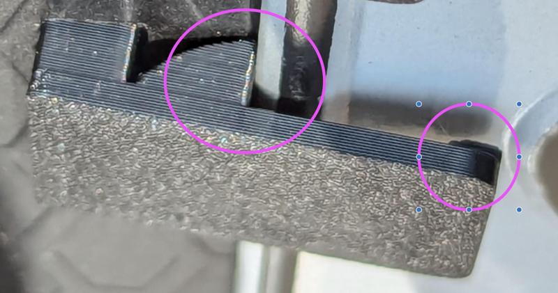 Thule license plate clip (long)