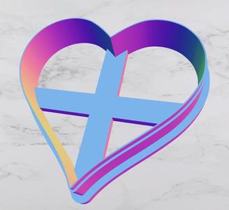 Heart cookie cutter