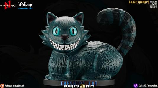 Cheshire Cat - Alice in wonderland - Disney Legendary 3D Printing Figure Stl