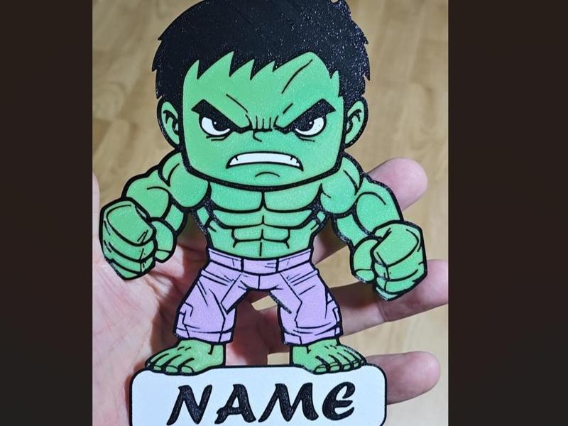Customizable Hulk name
