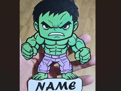 Customizable Hulk name