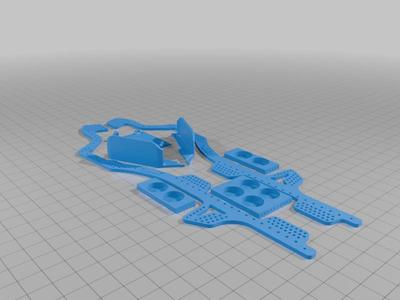SCX24 6x6 LCG Frame Kit