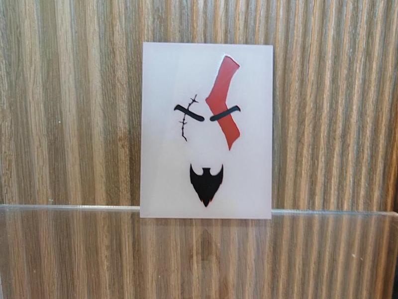 Kratos Hueforge – Minimalist God of War Tribute