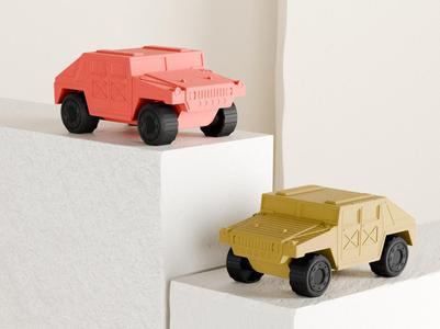 Military Jeep Toy Car. Hummer Kids Toy. 