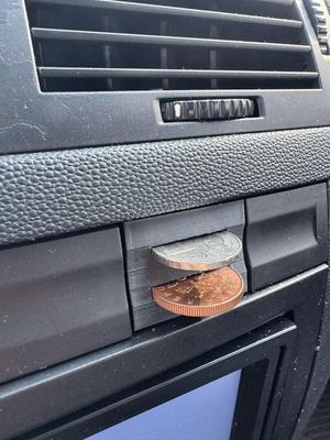 Skoda fabia coin holder