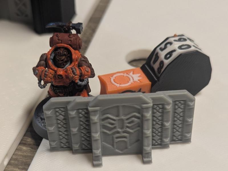 Kill Team Light Barricade - Space Dwarf Themed