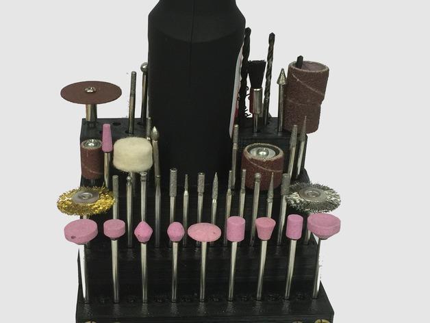 Rotary Tool Stand for Low Cost Harbor Freight Tool