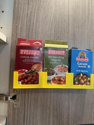 Spice Box Holder Door Mount