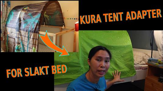 Ikea hack: KURA bed tent adapter for SLAKT bed