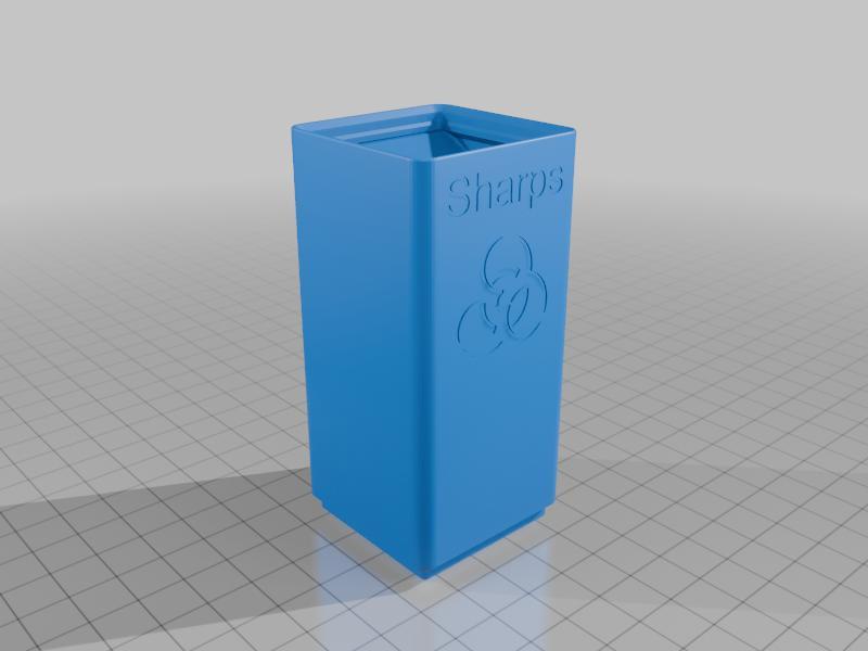 Gridfinity Sharps Bin