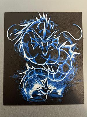 Magikarp evolution - Blue / Red Gyarados HueForge