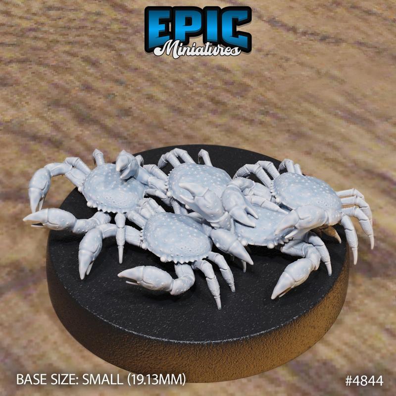 Crab Swarm Small / Underwater Claw Hugger / Sea Creature / Underwater Animal / Ancient Beast / Water Predator / Evil Swimmer / Lobster Monster / Ocean Encounter