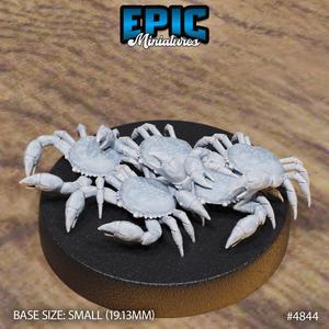 Crab Swarm Small / Underwater Claw Hugger / Sea Creature / Underwater Animal / Ancient Beast / Water Predator / Evil Swimmer / Lobster Monster / Ocean Encounter