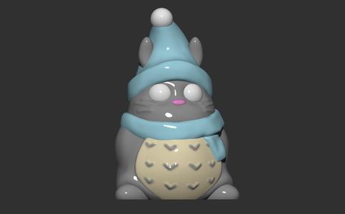 Totoro Chibi Winter Edition - Limited Time Free Download