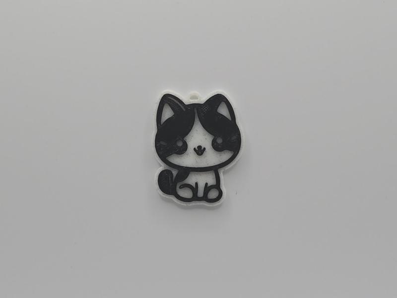 Cute Cat Keychain