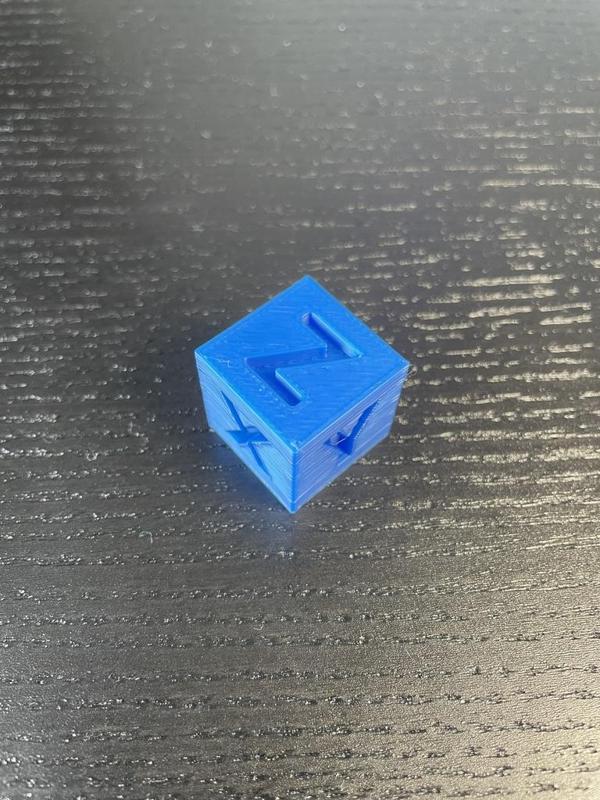 20mm XYZ Calibration Cube
