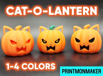 Cat-O-Lantern 1 to 4 Colors AMS MMU