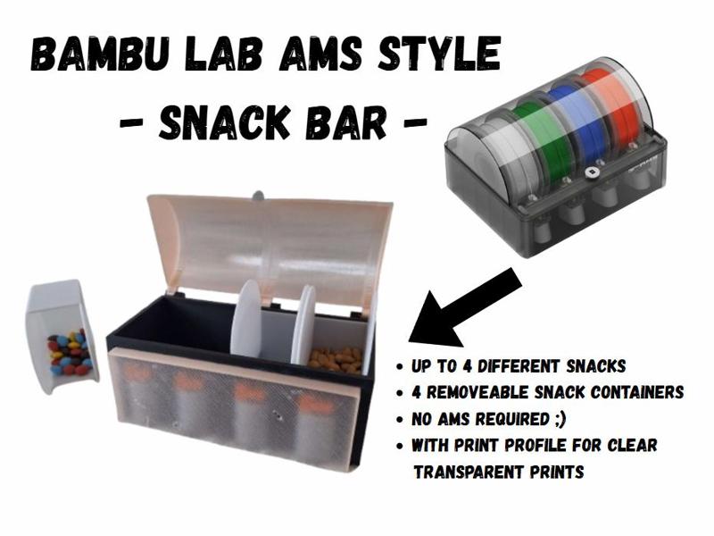 Bambu Lab AMS Style Candy Dispenser/ Snack Bar