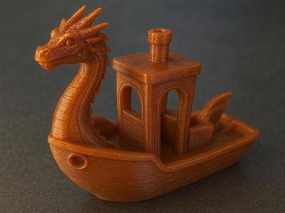 boat with dragon head and tail