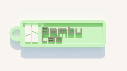 Bambu Labs Logo Keychain