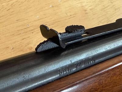 Henry Lever Action Rifle Rear Site Elevator