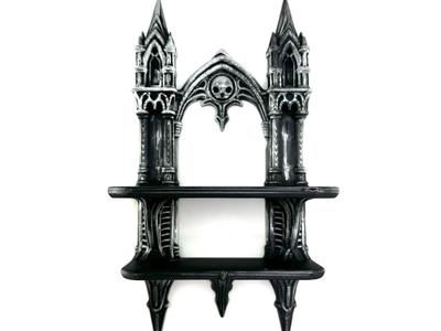 Gothic Vampire style 2 tier Shelf