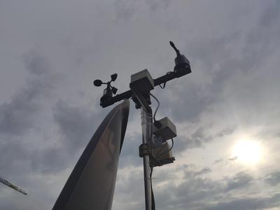 Weather Station Pole Holder/Sturdy Mounting