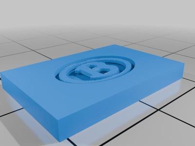 SNCB / NMBS stone monogram