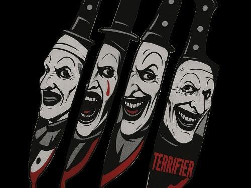 Terrifier Horror Knives Wallart