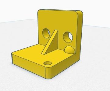 Bnnuy X-Axis End Stop Bracket (Aquila/Ender 3 w/ Microswiss DDE)