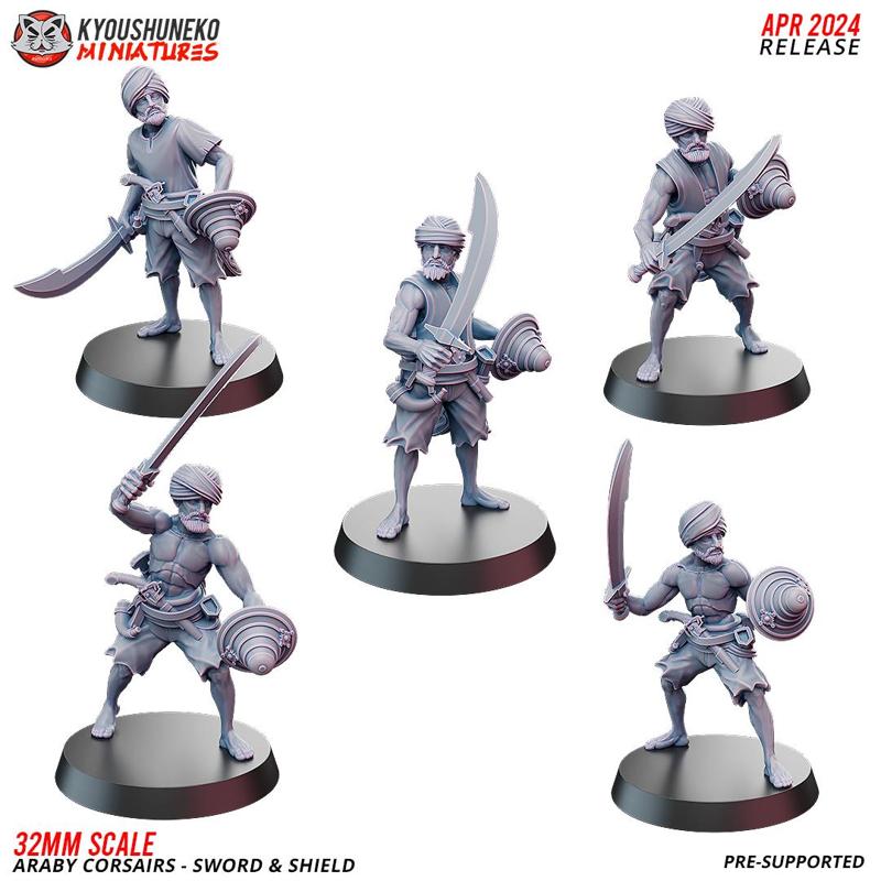 Araby Corsairs Sword & Shield