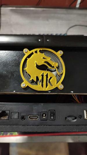 Mortal Kombat Logo speaker cover