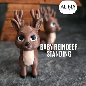 Cute Baby Reindeer Standing
