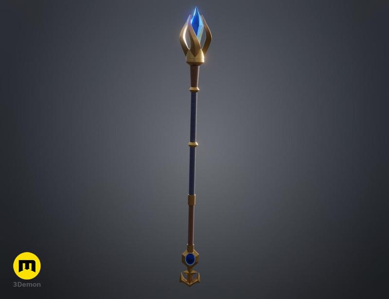 The Jaina proudmoore staff - World of Warcraft 3D print model