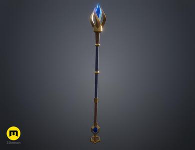 The Jaina proudmoore staff - World of Warcraft 3D print model