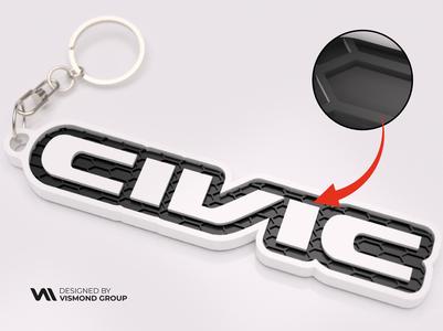 Honda Civic Keychain