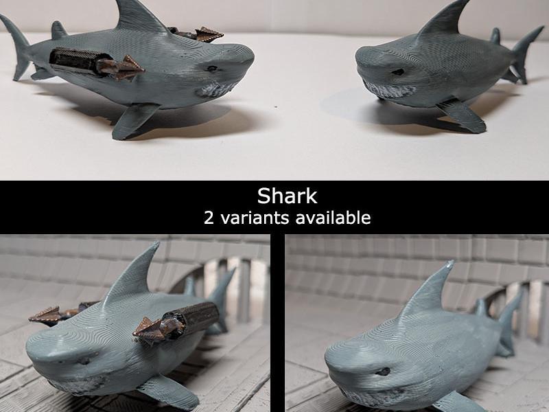 Shark (with or without harpoon guns)