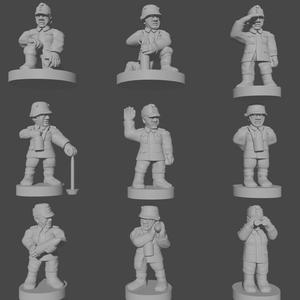 6-15mm Austrian Great War Artillery Crew WWI-AU-3