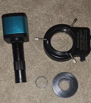 Anello di supporto luci per fotocamera microscopio