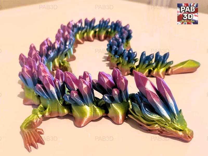 Articulated Crystal dragon