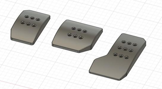 Thrustmaster Custom Pedal Faces