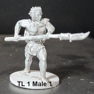 1/56th Scale (28mm) Tech Level 1 (Primitive) Men