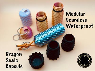Dragon Scale Capsule Seamless, Airtight & Modular 