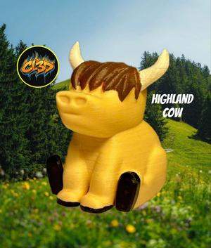 Highland Cow Mini Farm Animal