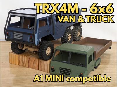 TRX4M 6x6 - Body, Chassis & Skid