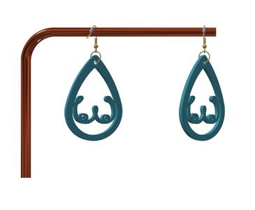 Naughty keychain / earrings