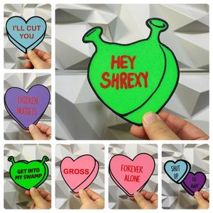 Funny Valentines Candy Hearts
