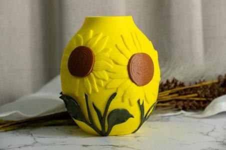 Sunflowers Vase - A Tribute to Vincent Van Gogh