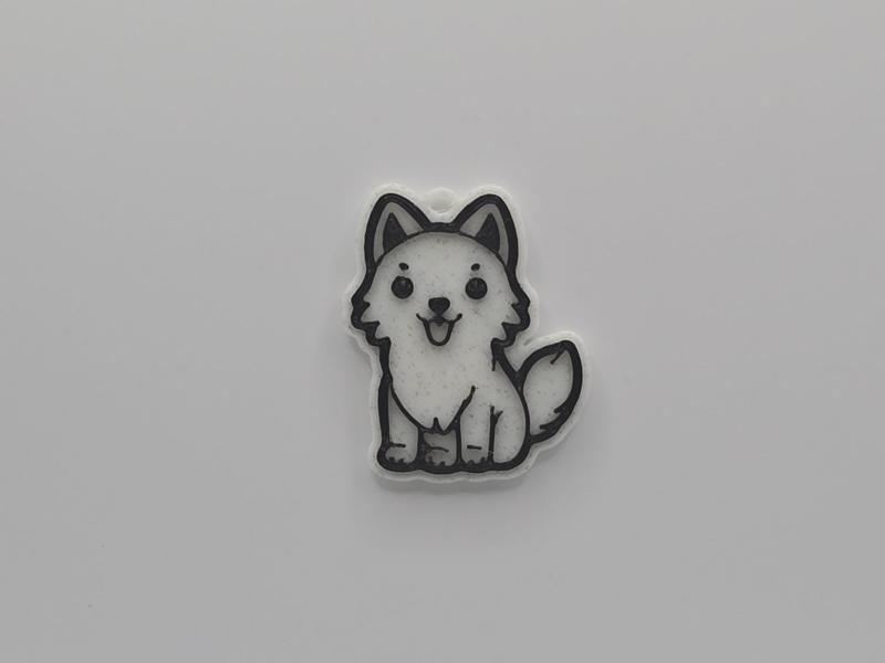 Cute Wolf Keychain
